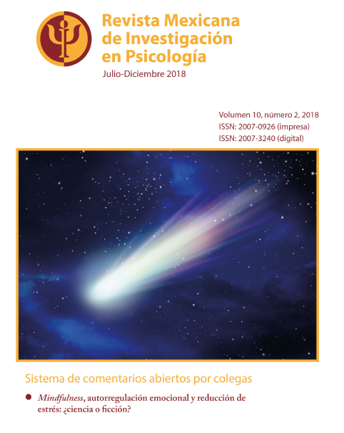 					Ver Vol. 10 Núm. 2 (2018): Mindfulness, autorregulación emocional y reducción de estrés: ¿ciencia o ficción?
				